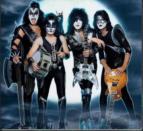 kiss band without makeup. The face make up